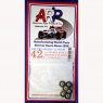 ARP PLASTIC SPUR GEAR 72 PITCH, 42T, 15° angle, 3/32" axle,  Ø15.38 mm - #ARP7242BP