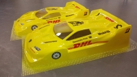 OLEG Custom Painted Body Production 1/24 Lamborghini Huracan DHL (painted without stickers), Lexan .007" (0.175 mm) - #0142H