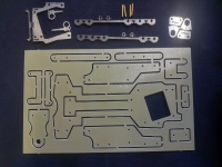 KOLHOZA Kit for assembly chassis F1/24. Fiberglass thin. 1,5 mm (0.06")