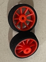 S&K FRONT WHEELS FOR F 1/32, Ø14,5 mm, pair