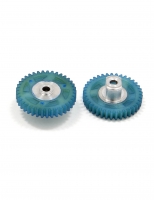 27 Tooth Cox Crown Gear and Set Screw 48 Pitch 1/8 Axle Vintage Slot Car