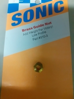 SONIC Brass guide nut, low profile 1 pc. - #310-3
