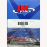JK Body mounting clips 4.5 " (for 1/24 JK 4" "Cheetah X25" chassis), pair - #U44