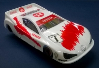 BPA Clear body Production 1/24 Toyota coupe (ISRA 2013), lexan, thickness .007" (0.175 mm) - #K 087