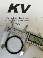KV Rubber transmission belt for tire truer, dia. 42,5 mm (1,673") - #KV12