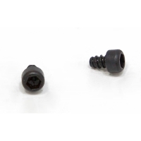 JK Self tapping motor screw 5/64"/ 2 mm long, allen head, black, 1 pc. - #M53