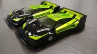 OLEG Custom Painted Body Production 1/24 Lamborghini Huracan MONSTER ENERGY (painted without stickers), Lexan .007" (0.175 mm) - #0142I