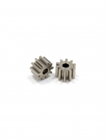 JK Pinion 64 pitch, 10T, 0° angle, Press-on long lasting stainless steel pinion gear narrow (6 ea) - #P610N-6