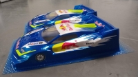 OLEG Custom Painted Body Production 1/24 Lamborghini Huracan RED BULL (painted without stickers), Lexan .007" (0.175 mm) - #0142E