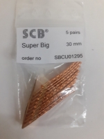 SCB High quality braids SUPER SUPER BIG (sizes: 5,2 x 0,8 mm х 25 mm), 5 pair - #SBCU01295