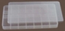 Органайзер для деталей размером 145×232×23 мм, прозрачный пластик