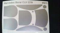 SLOTRACINGSHOP Комплект малярных масок для кузова Mercedez Benz CLK GTR - #PM-11