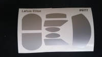 SLOTRACINGSHOP Комплект малярных масок для кузова Lotus Elise - #PM-17