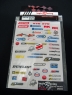 Набор наклеек на кузов Racing decals #003, с вырезанным контуром, лист 167 х 110 мм - #003 