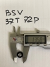 BSV Шестерня 72 pitch (0.35 модуль) 37 зубов, прямая, под ось 2 мм, Ø13.58 мм - #BSV72372