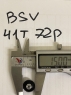 BSV Шестерня 72 pitch (0.35 модуль) 41 зуб, под ось 3/32" (2.36 мм), Ø15.00 мм - #BSV7241332