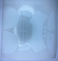 SLOTRACINGSHOP Комплект малярных масок для кузова Dodge Dragster - #PM-27