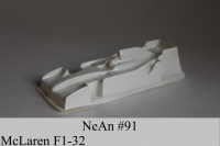 NeAn Кузов Formula 1/32 McLaren F1, Lexan толщиной 0.125 мм - #91-LT
