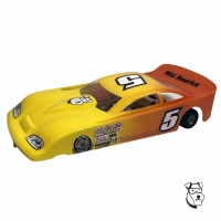 CHAMPION Модель Production 1/24 Turbo-flex с мотором 16D в сборе - с кузовом Outlaw - #CHA109A
