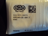 GRW 3/32" х 3/16" х 3/32" (2.36 х 4.76 х 2.36 мм) шарикоподшипники закрытые с фланцем, 7 шариков, пара - #SF 2380 ZZ