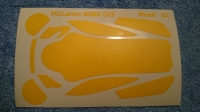 Taylo Racing Комплект малярных масок для кузова Production 1/32 McLaren 650S GT3 (#6564) - #PR323