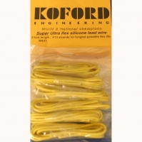 KOFORD Провод силиконовый 18Ga (сечение 0,82 мм²), супер гибкий, жёлтый, 1 м (3 ft) - #M431