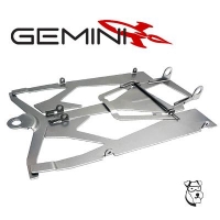 MID AMERICA Шасси 1/24 "Gemini flexy chassis", никелированная нержавеющая сталь - #MID216N