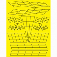 Набор малярных масок PARMA CHECKERED FLAG, лист 205 х 290 мм - #10797