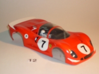 NeAn Кузов "Чайник", Ferrari 330 P4 1968, ПВХ толщиной 0.4 мм - #12-P 