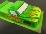 OLEG Крашенный Кузов Production 1/24 NASCAR Pick Up Зелёный, со стикерами окон и ламп с решёткой радиатора, ПВХ толщиной 0.4 мм - #01455Green