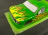 OLEG Крашенный Кузов Production 1/24 NASCAR Pick Up Зелёный, со стикерами окон и ламп с решёткой радиатора, ПВХ толщиной 0.4 мм - #01455Green