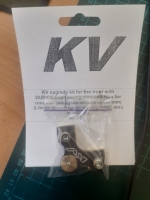 KV Набор для улучшения станка для обработки колёс автомодели KV до версии с рабочими пластинами с алмазным напылением разной шероховатости - для грубой (размер зёрен 0,250 мм) и прецизионной (0,125 мм) обработки - #KV5
