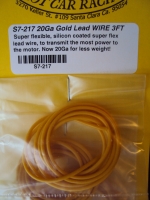 SLICK 7 Провод силиконовый 20Ga (сечение 0,52 мм²), желтый, упаковка 1 м (3 ft), диаметр по изоляции 1,94 мм - #S7-217